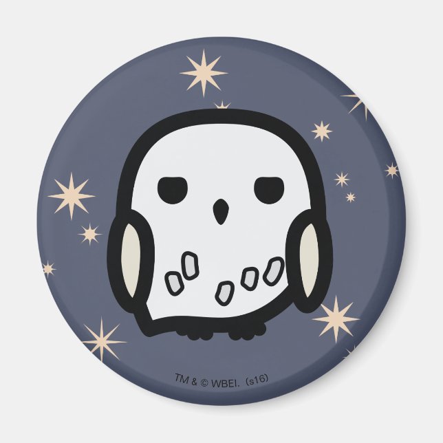 Hedwig Tecknad Karaktärs Konst Magnet (Framsidan)