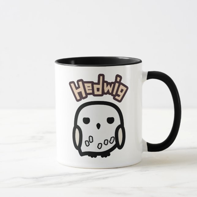Hedwig Tecknad Karaktärs Konst Mugg (Höger)