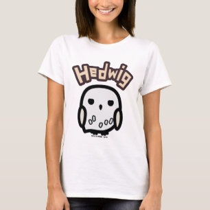 Hedwig Tecknad Karaktärs Konst Tee Shirt