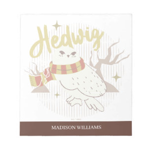Hedwig Whimsical Skogsteckning Anteckningsblock