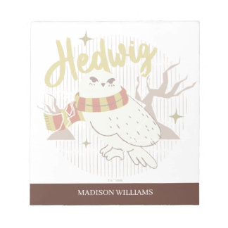 Hedwig Whimsical Skogsteckning Anteckningsblock