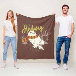 Hedwig Whimsical Skogsteckning Fleecefilt