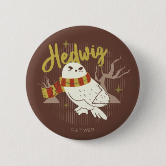 Hedwig Whimsical Skogsteckning Knapp
