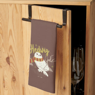 Hedwig Whimsical Skogsteckning Kökshandduk