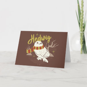 Hedwig Whimsical Skogsteckning Kort