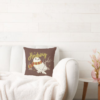Hedwig Whimsical Skogsteckning Kudde