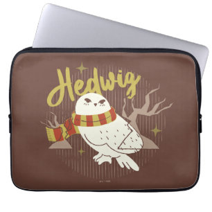 Hedwig Whimsical Skogsteckning Laptop Fodral