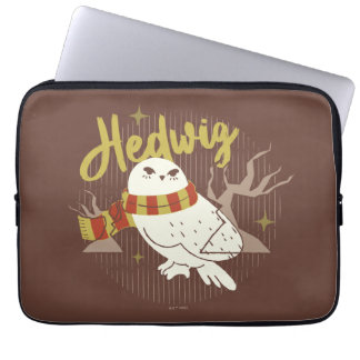 Hedwig Whimsical Skogsteckning Laptop Fodral