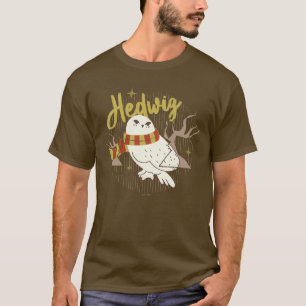 Hedwig Whimsical Skogsteckning T Shirt