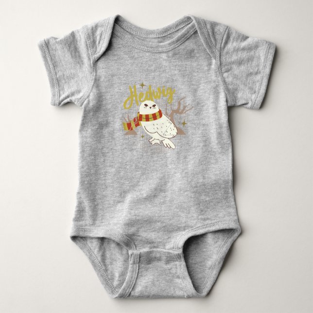 Hedwig Whimsical Skogsteckning T Shirt (Framsida)