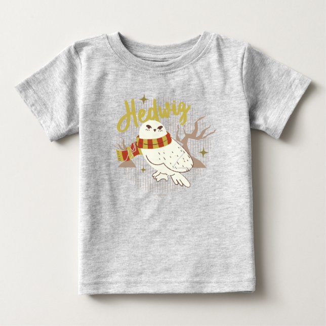 Hedwig Whimsical Skogsteckning T Shirt (Framsida)