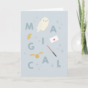 Hedwigh "Magic" Typography Graphic Kort