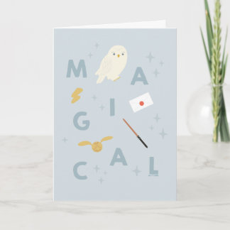 Hedwigh "Magic" Typography Graphic Kort