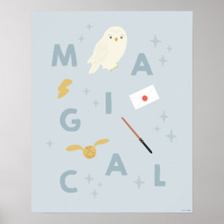 Hedwigh "Magic" Typography Graphic Poster