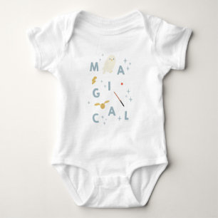 Hedwigh "Magisk" Typografi Grafik T Shirt
