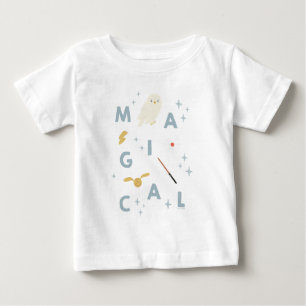 Hedwigh "Magisk" Typografi Grafik T Shirt