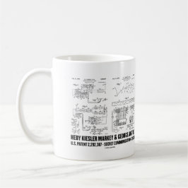 Hedy Kiesler Markey G. Antheil US Patent 2292387 Kaffemugg