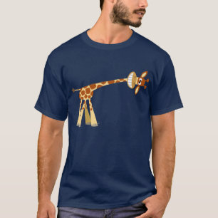 Hee Hee! Cute Tecknad Giraffe Manar-tröjor Tröja