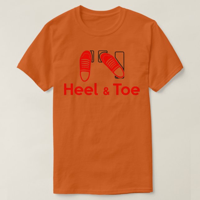 Heel amp Toe 1 T Shirt (Design framsida)