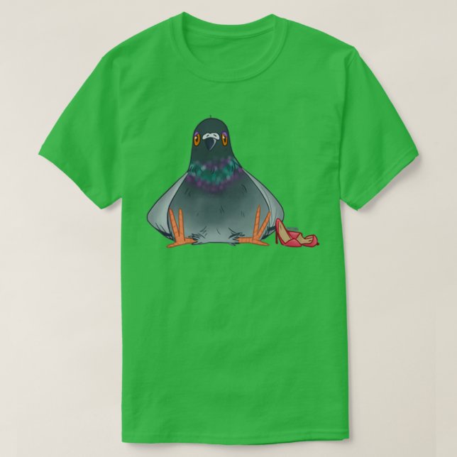 Heel Pigeon T Shirt (Design framsida)
