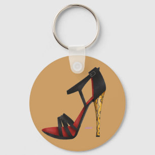 Heeled aftonSandalnyckelring Nyckelring