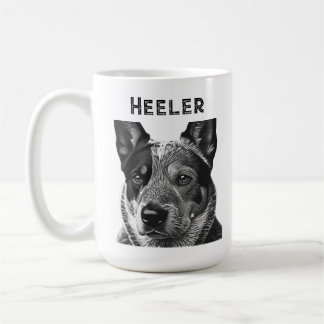 Heeler Blue Heeler Hund Kaffemugg