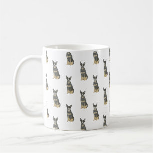 Heeler Cattledog (Blue Black Tan) Kaffemugg