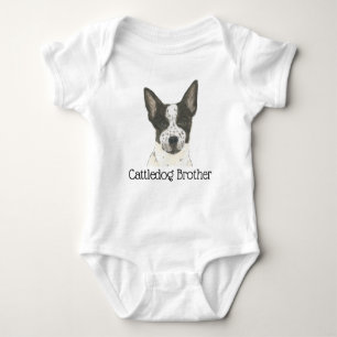 Heeler för anpassningsbar svart och vit kattlehund t shirt