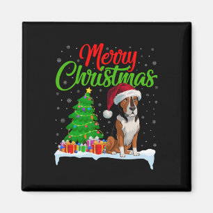 Heeler Hund Ljus Funny Julafton Heeler Magnet