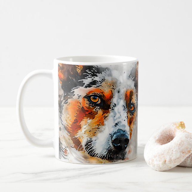 Heeler Hundmamma Kaffemugg (Med munk)