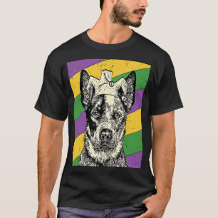 Heeler Jester Mardi Gras Mamma eller Pappa eller H T Shirt