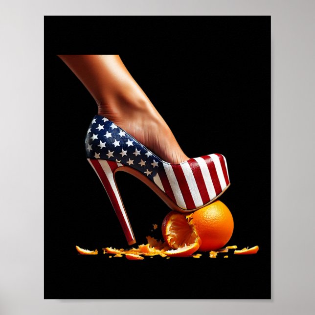Heels Squash Oranges; Kamala Harris Val Poster (Framsidan)