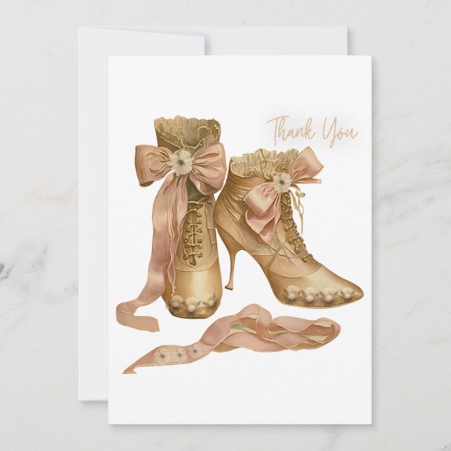 Heels Victorian Styled-par Tack Kort (Framsida)