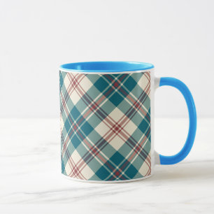 Heffalump Navy Red Beige Pset Ringer Coffee Mugg