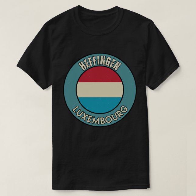 Heffingen, Luxemburg T Shirt (Design framsida)
