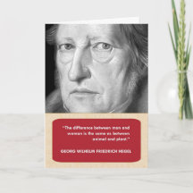 Hegel Anti-Valentine Day Card