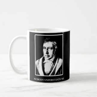 Hegel Ingen förstår mig Roligt Philosopher Kaffemugg