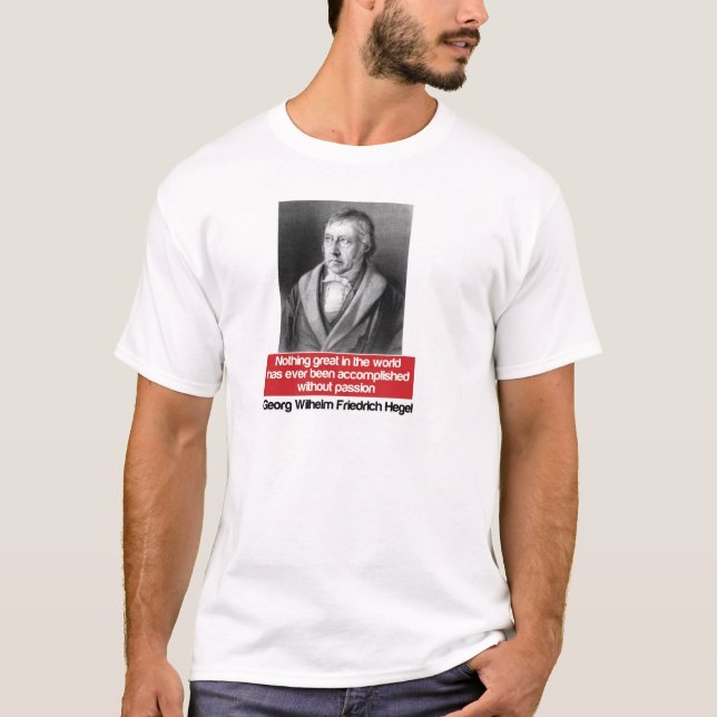 Hegel T skjorta T-shirt (Framsida)