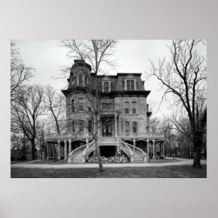 HEGELER CARUS MANSION - GILED AGE POSTER