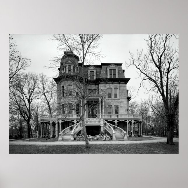 HEGELER CARUS MANSION - GILED AGE POSTER (Framsidan)