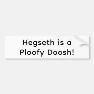 Hegseth Ploof Doosh Hankamer Artjunkhaus Tecknad K Bildekal