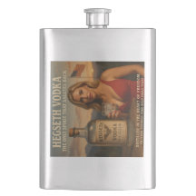 Hegseth Vodka — Anden som Saluterar Tillbaka Flask