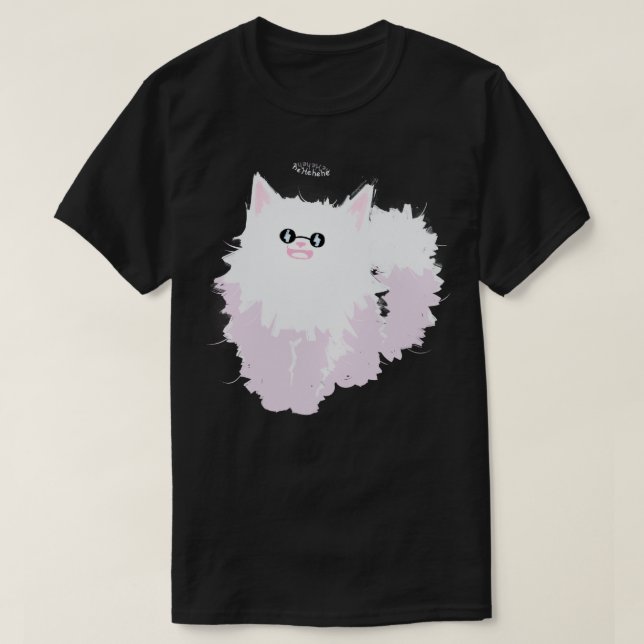 Hehe Gojo Cat T Shirt (Design framsida)