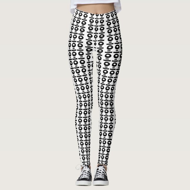 HEHEHE ㅎ ㅎ ㅎ Koreanska slang Leggings (Framsida)