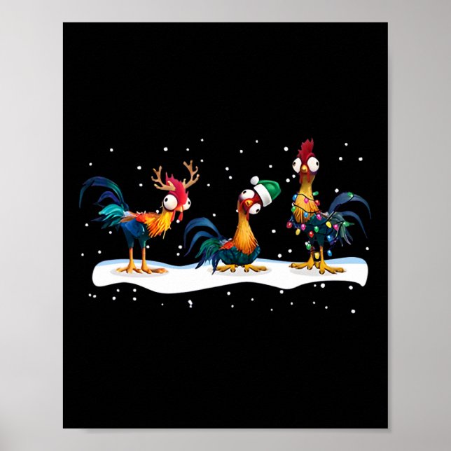 Hei Hei Chicken jul - Uni Poster (Framsidan)