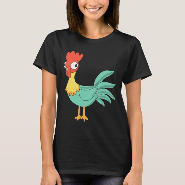 Hei Hei Chicken T Shirt (Framsida)