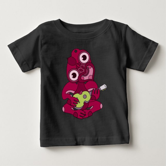 Hei Tiki för Ngaere grönt uke 2 Tee Shirt (Framsida)