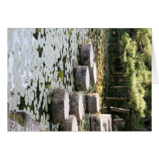 Heian Gardens Pond och Walk i Kyoto Hälsningskort