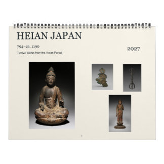 Heian Japan 794–ca. 1190 Tolv konstverk 2027 Kalender