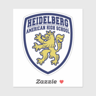 Heidelberg American High School Sköld Klistermärken